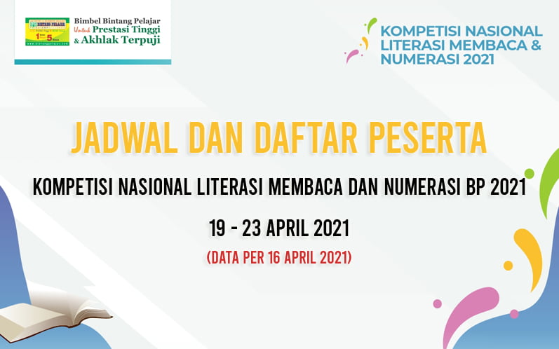 Update Daftar Peserta dan Jadwal Kompetisi NLMN BP 2021 per Wilayah (19 – 23 April 2021)