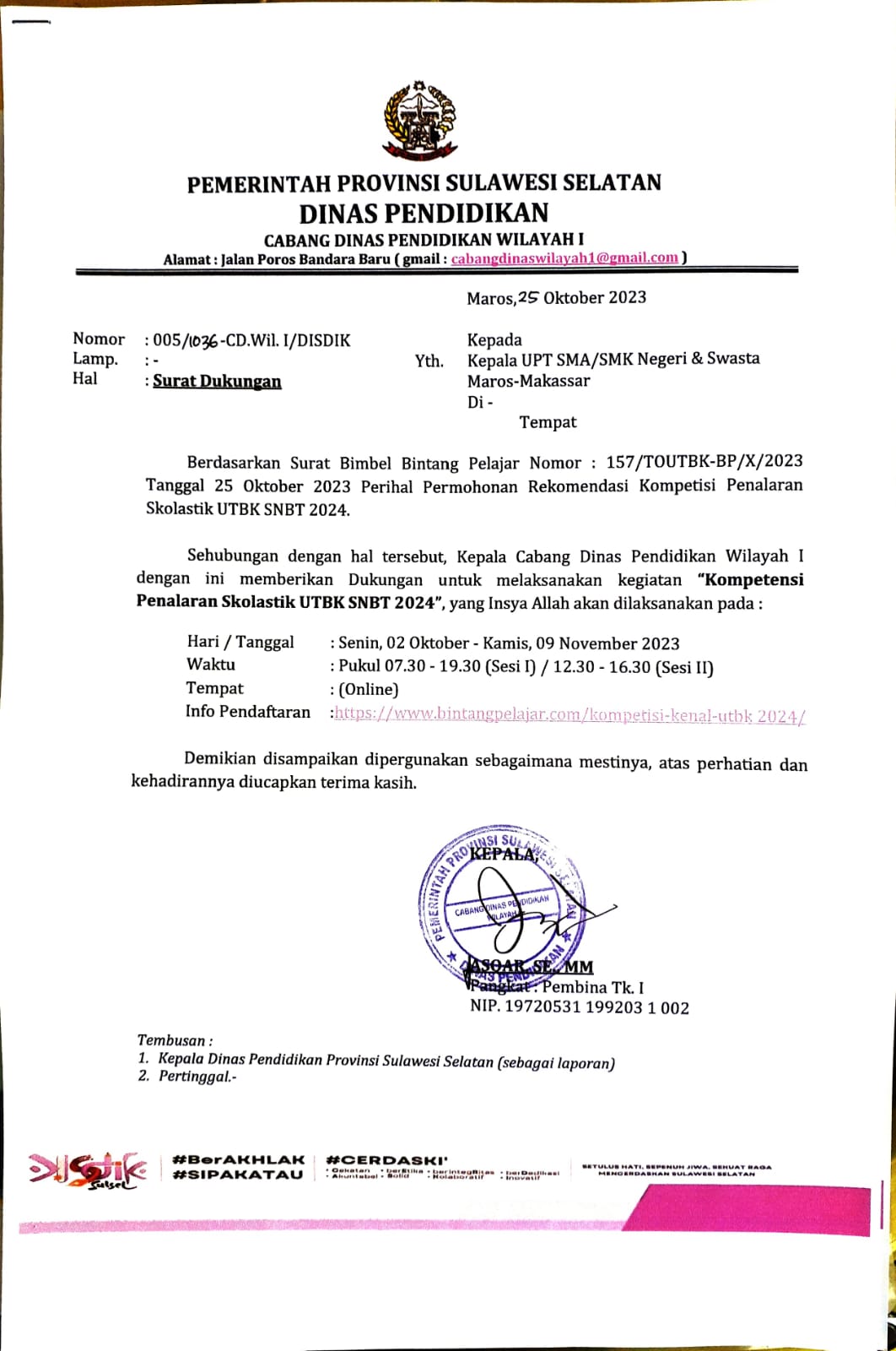 Dinas Pendidikan Sulsel