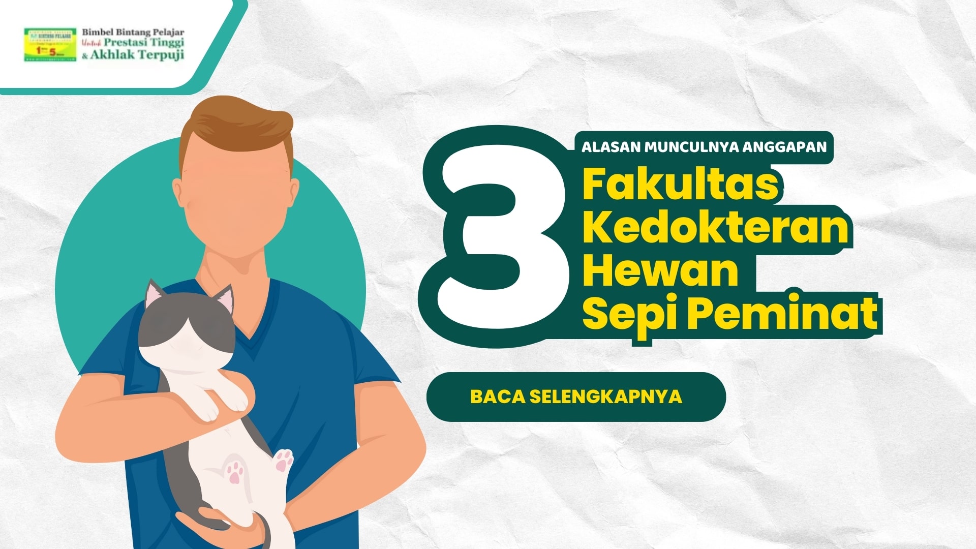 fakultas kedokteran hewan yang sepi peminat