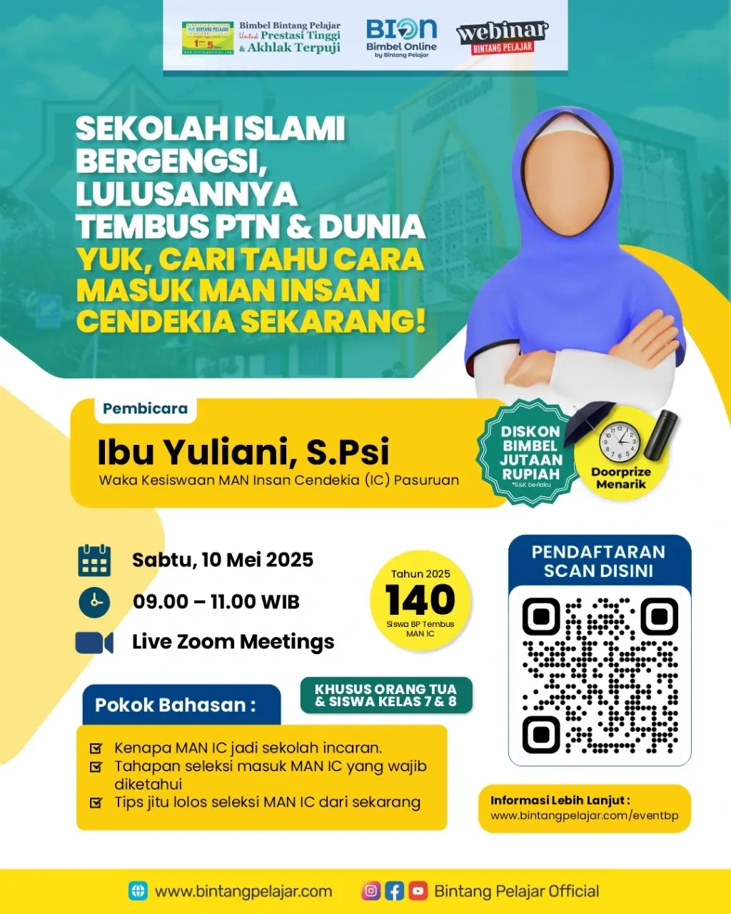 🎒 Sekolah Islami Bergengsi, Lulusannya Tembus PTN & Dunia 🌟 Yuk, Cari Tahu Cara Masuk MAN Insan Cendekia Sekarang!