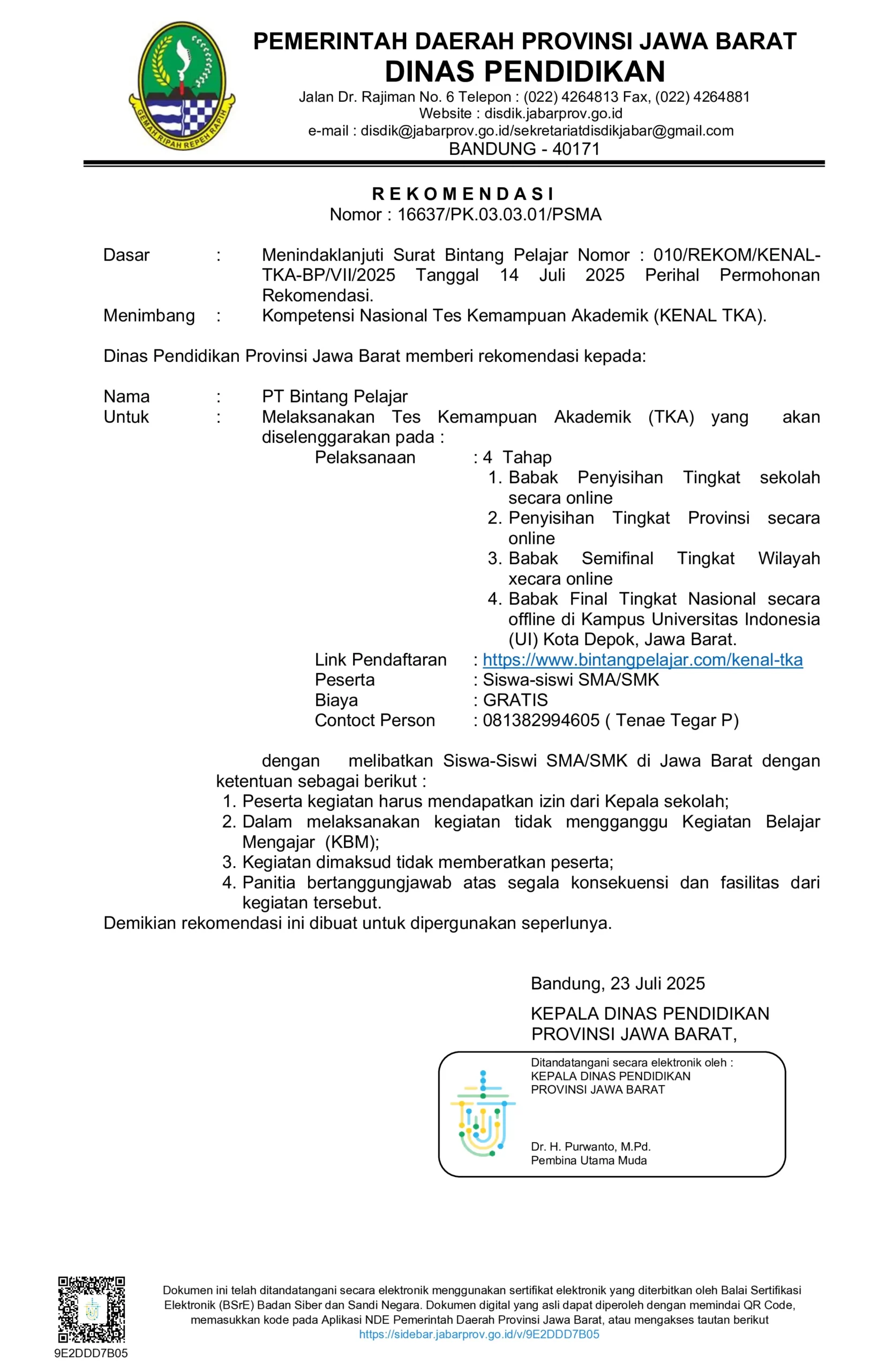 kompetisi tka jawa barat