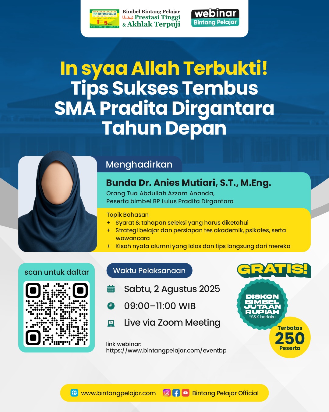 Insya Allah Terbukti! Tips Sukses Tembus SMA Pradita Dirgantara Tahun Depan