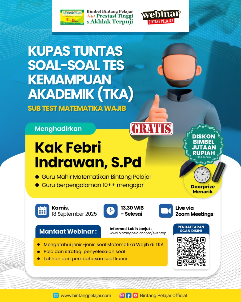 Kupas Tuntas Soal-Soal Tes Kemampuan Akademik (TKA) : Sub Test Matematika Wajib