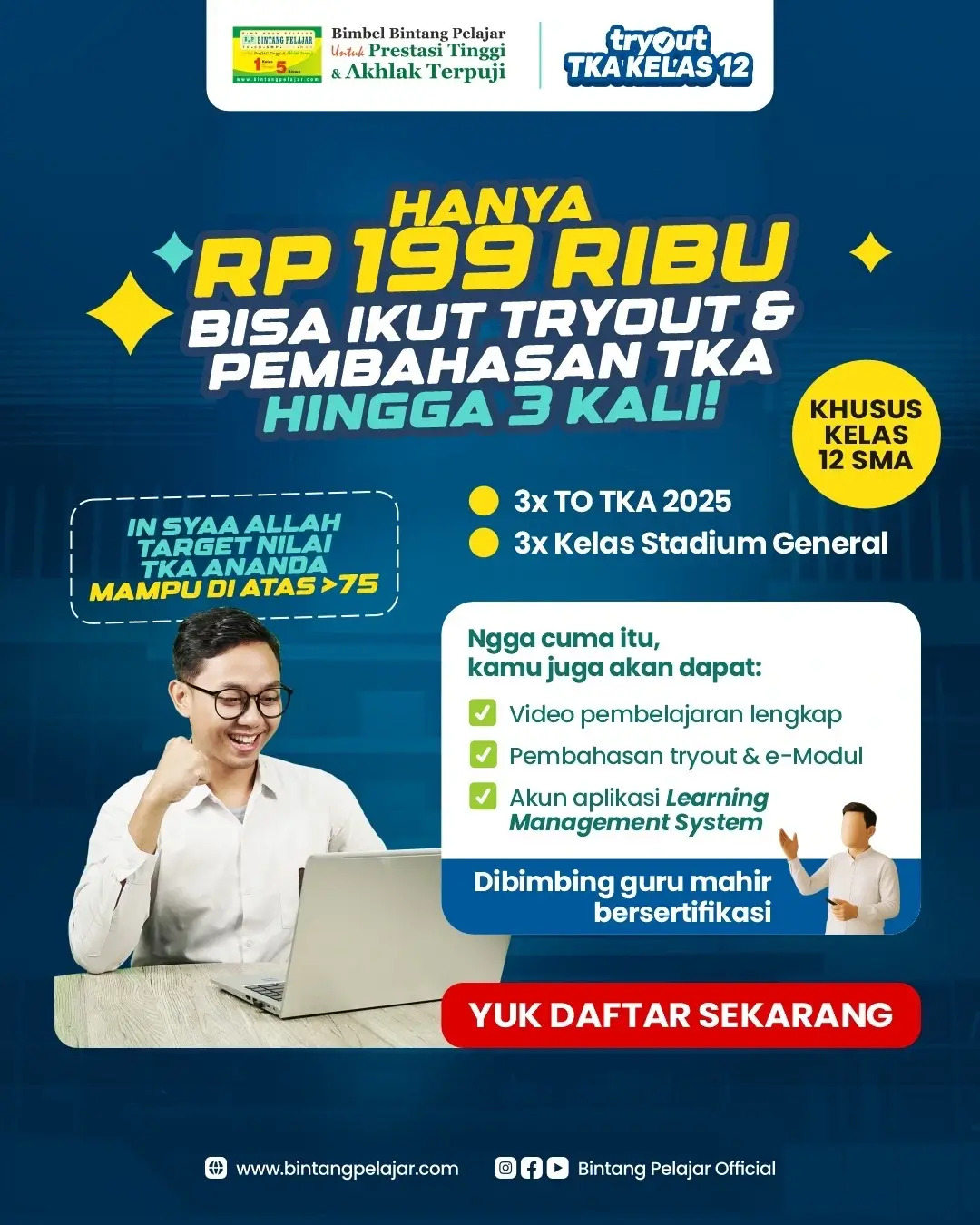 try out tka kelas 12 sma