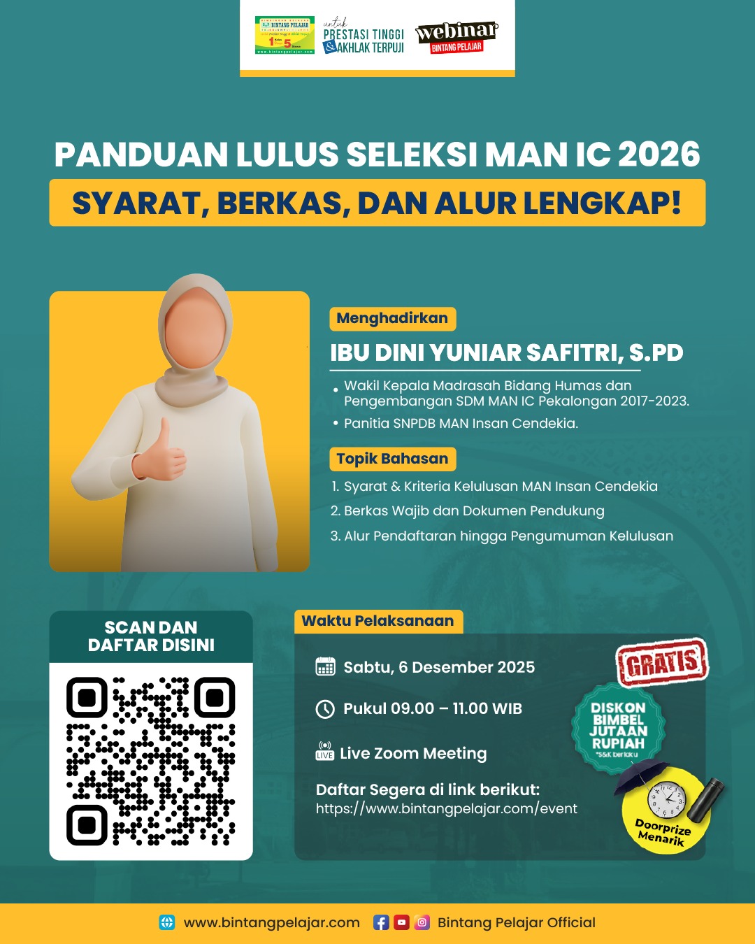 Panduan Lulus Seleksi MAN IC 2026: Syarat, Berkas, dan Alur Lengkap!
