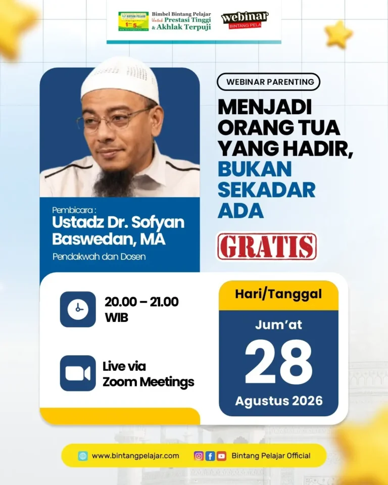 webinar parenting ustadz dr sofyan baswedan