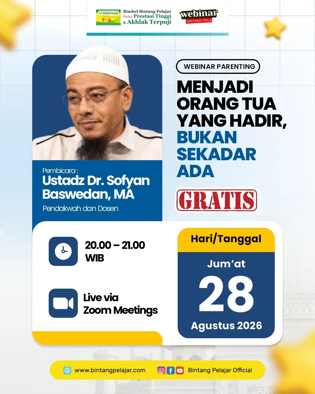 webinar parenting ustadz dr sofyan baswedan