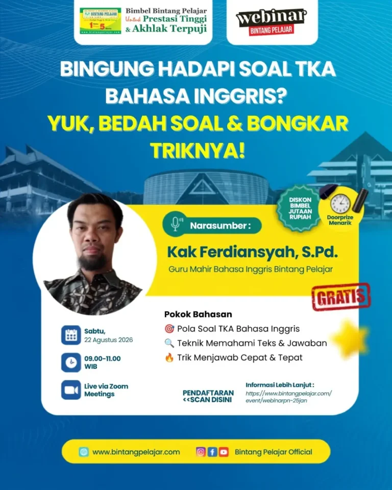 soal tka bahasa inggris