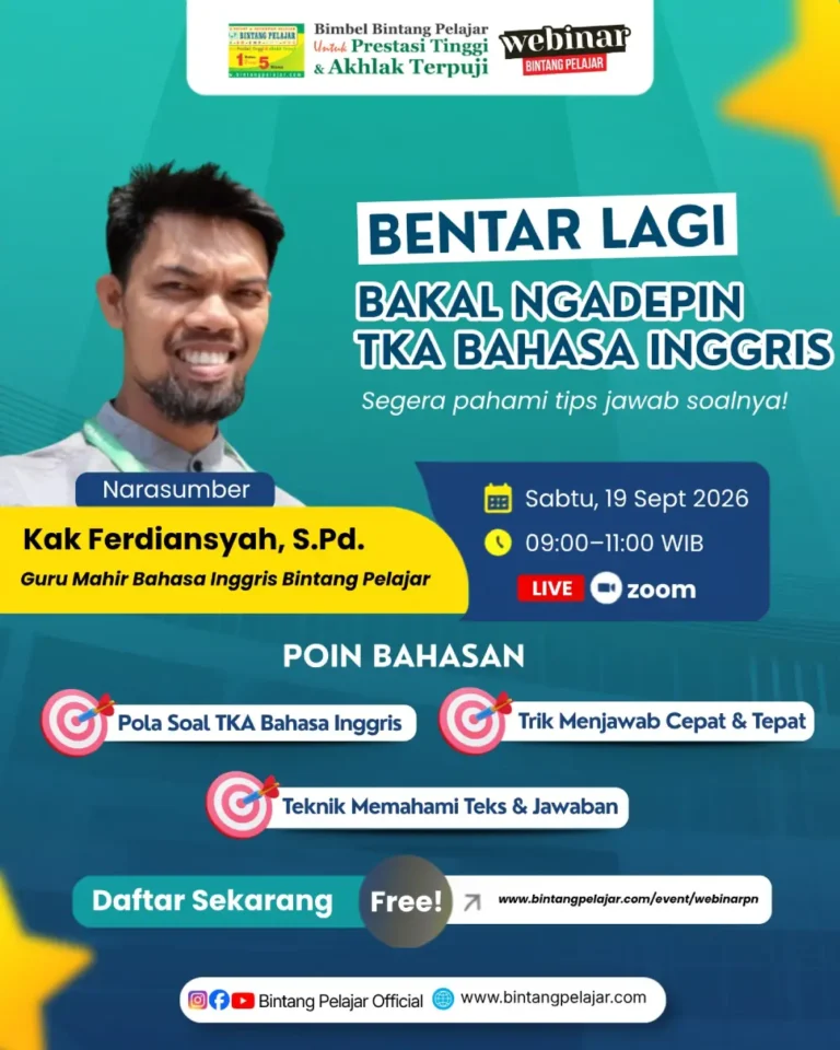 soal tka bahasa inggris