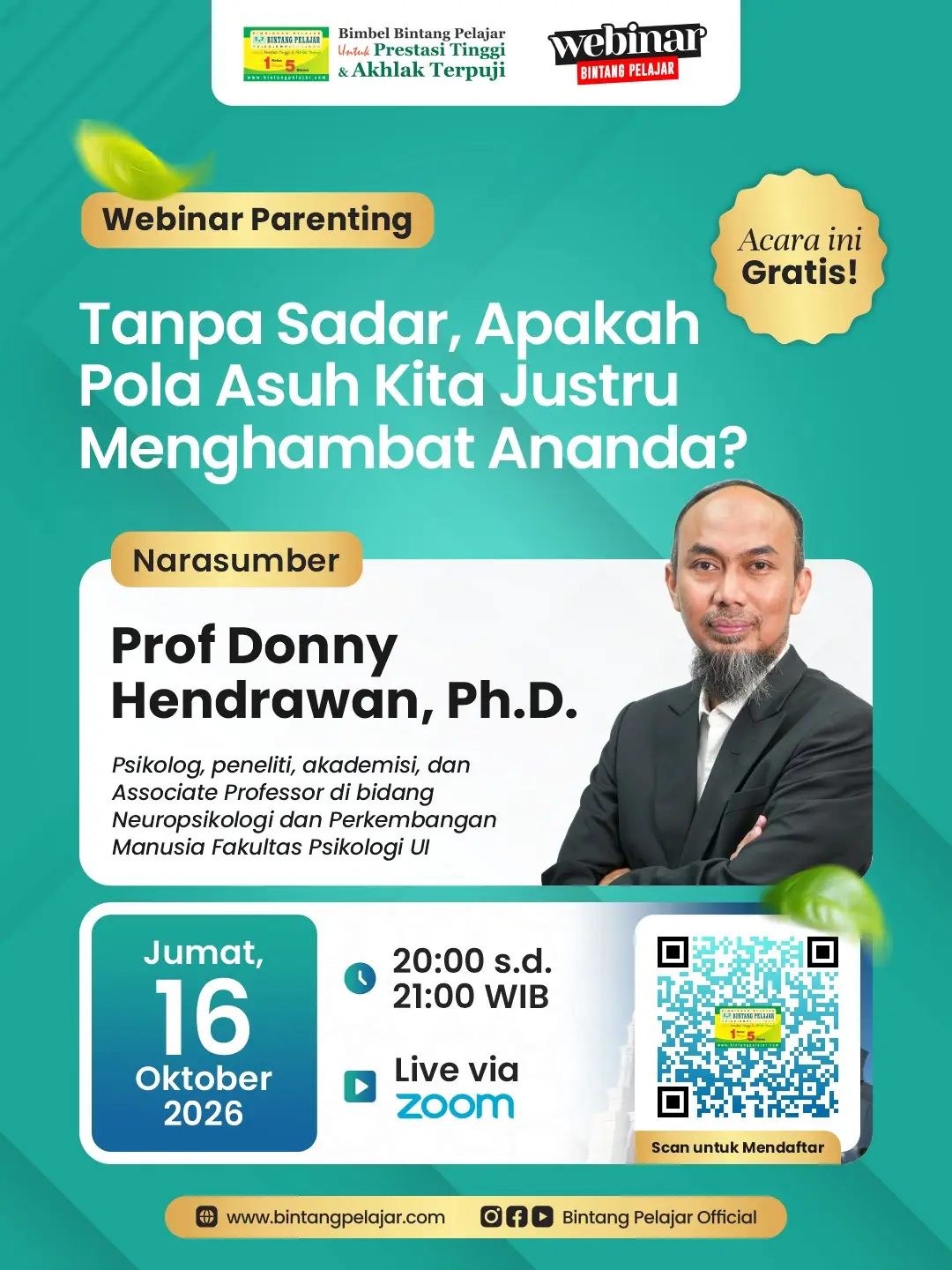 webinar parenting psikologi anak